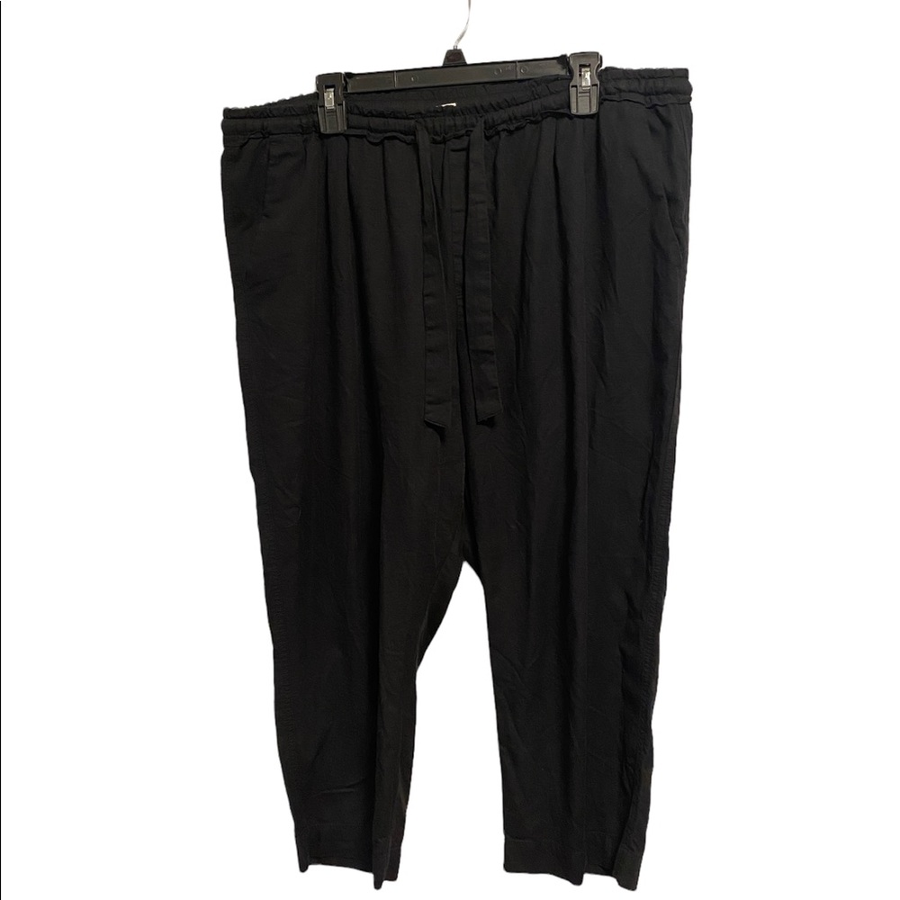 Gap | Capri cotton blend elastic waist pants
